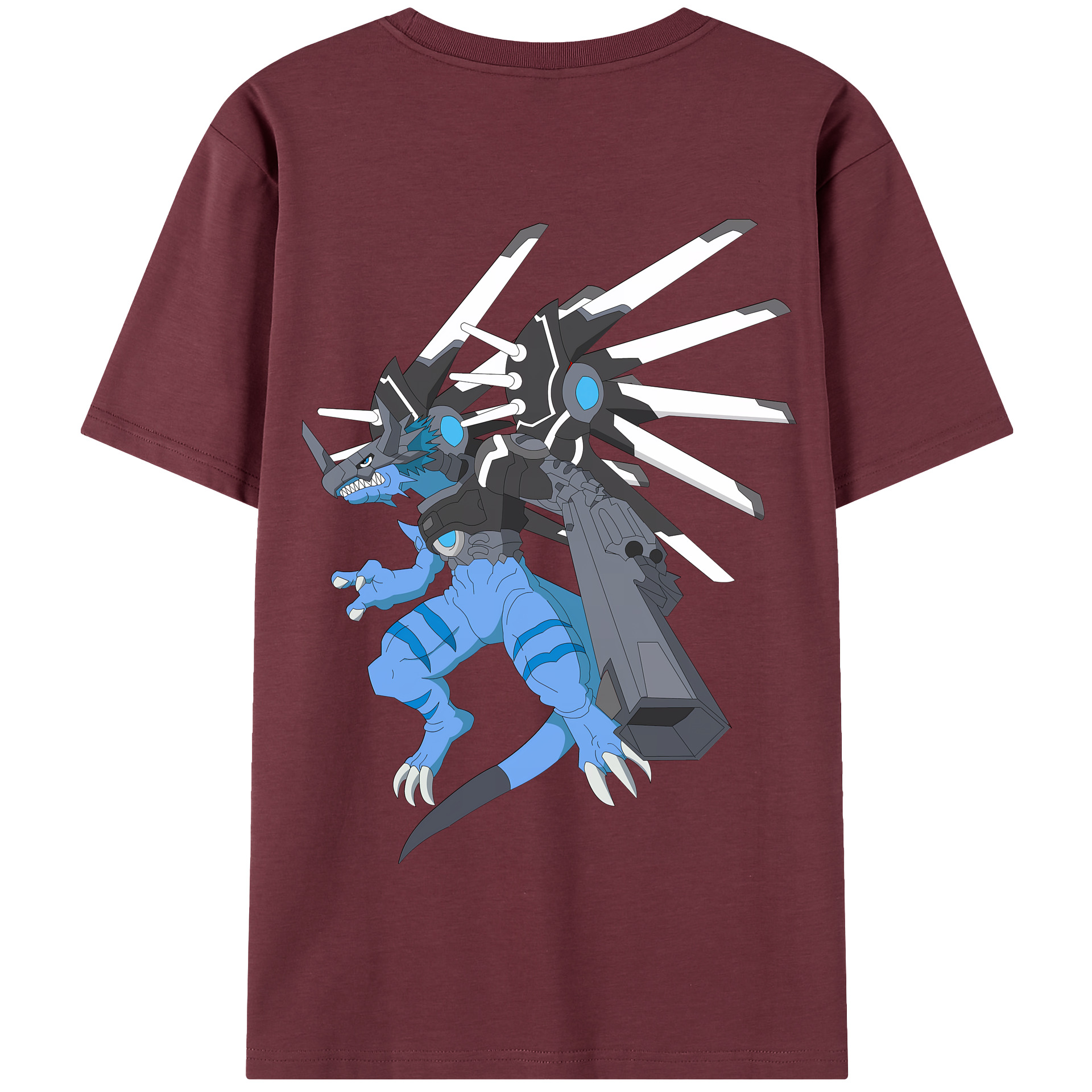 （画像用） Digimon デジタルモンスター/デジモン 綿100％半袖Tシャツ（背面プリント）